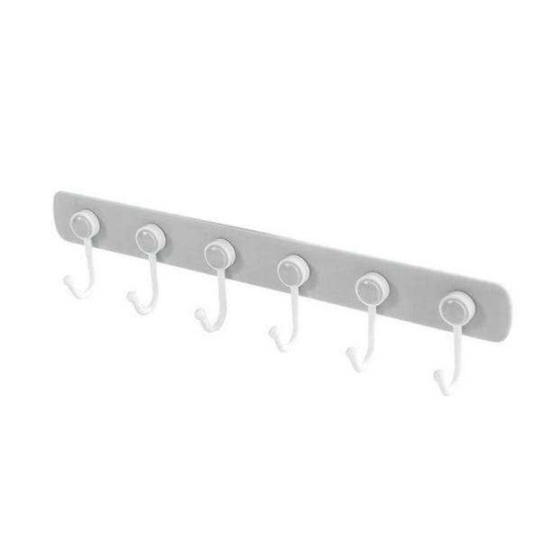 6PCS Bathroom Door Hooks Wall Hanger Hats Bag Key Adhesive Plastic Coat Hook Fj 6PCS Bathroom Door Hooks Wall Hanger Hats Bag Key Adhesive Plastic Coat Hook Fj
